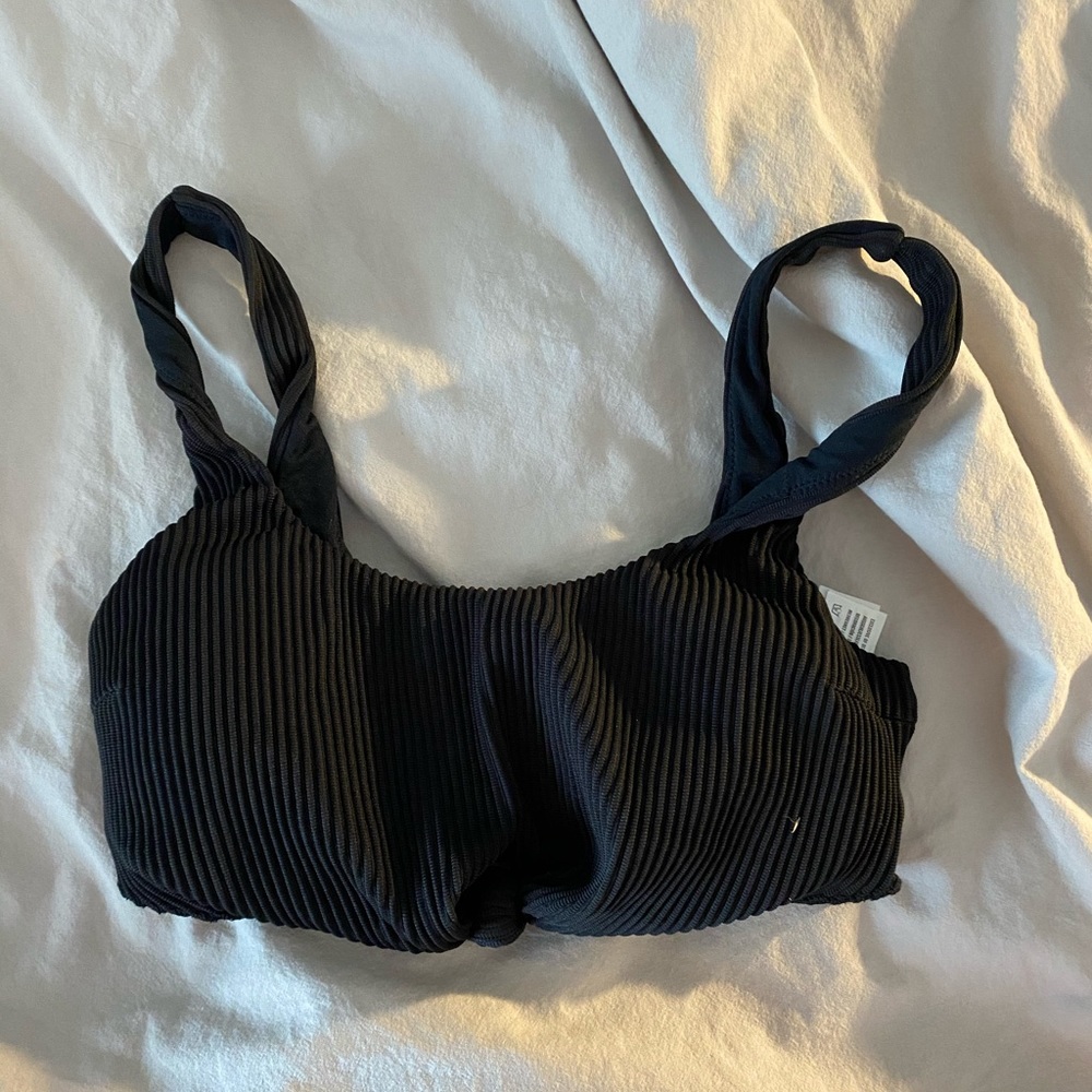 ribbed hollister swimsuit top